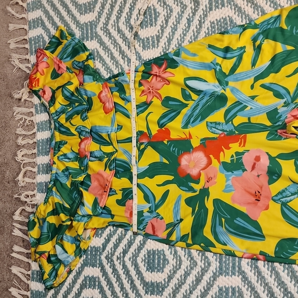 One piece Flower print pants